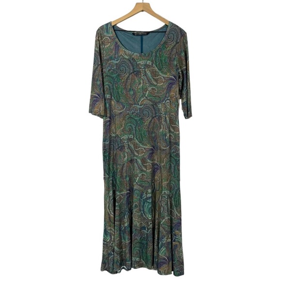Peruvian Connection Belleville Dress - Paisley - Large - Picture 6 of 7